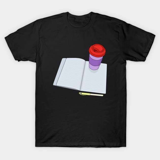 Drink and Write T-Shirt by DiegoCarvalho